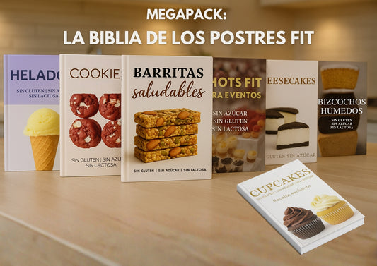 Mega Pack: La biblia de los postres fit. +500 Recetas + 18 Bonos Gratis